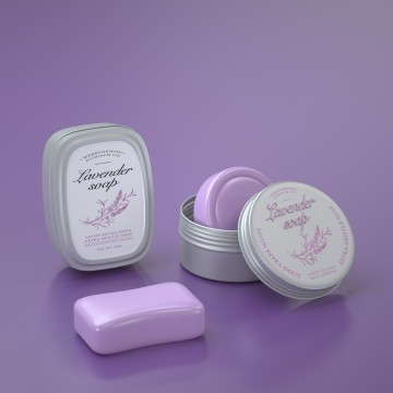 Customized Aluminum Soap Container - Wholesale Square Box