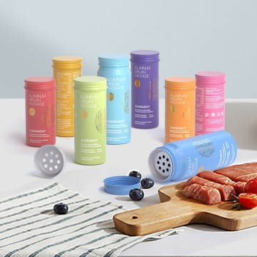 Custom Multi-Color Aluminum Can Printing with Easy-Open Design