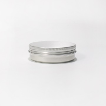 100ml Round Metal Packing Container Aluminum Tin Jars for Cosmetics