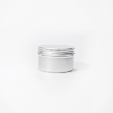 120ml Round Metal Packing Container Aluminum Tin Jars for Cosmetics