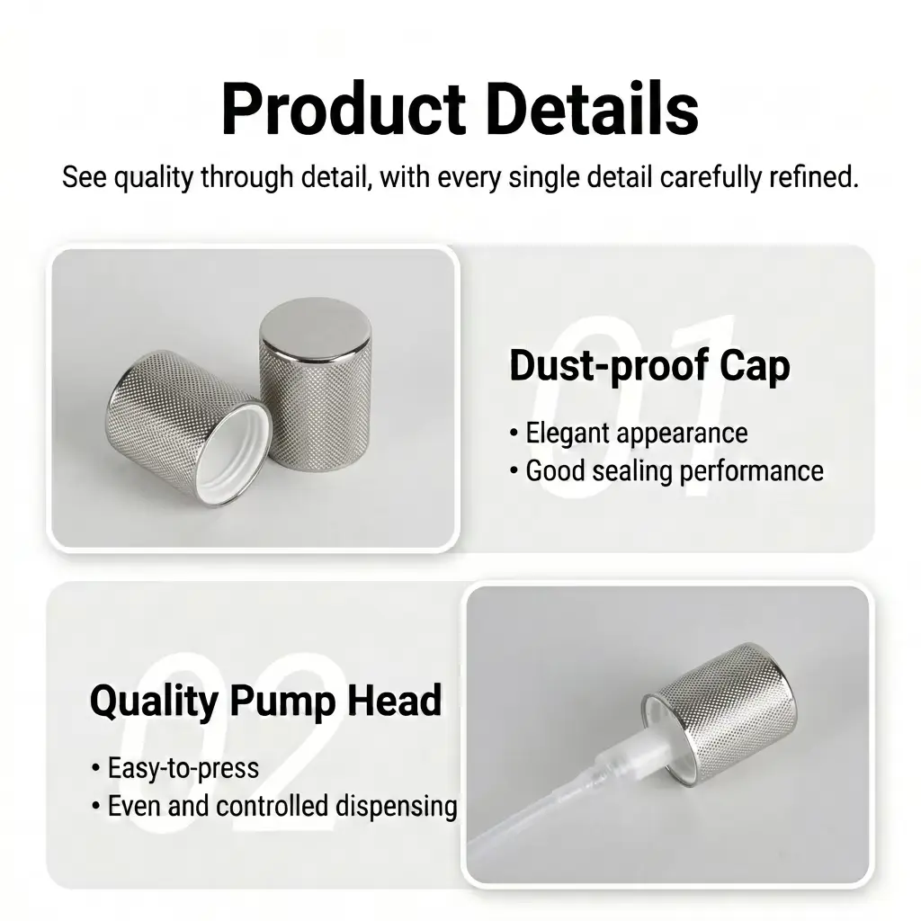 refillable glass pump bottles