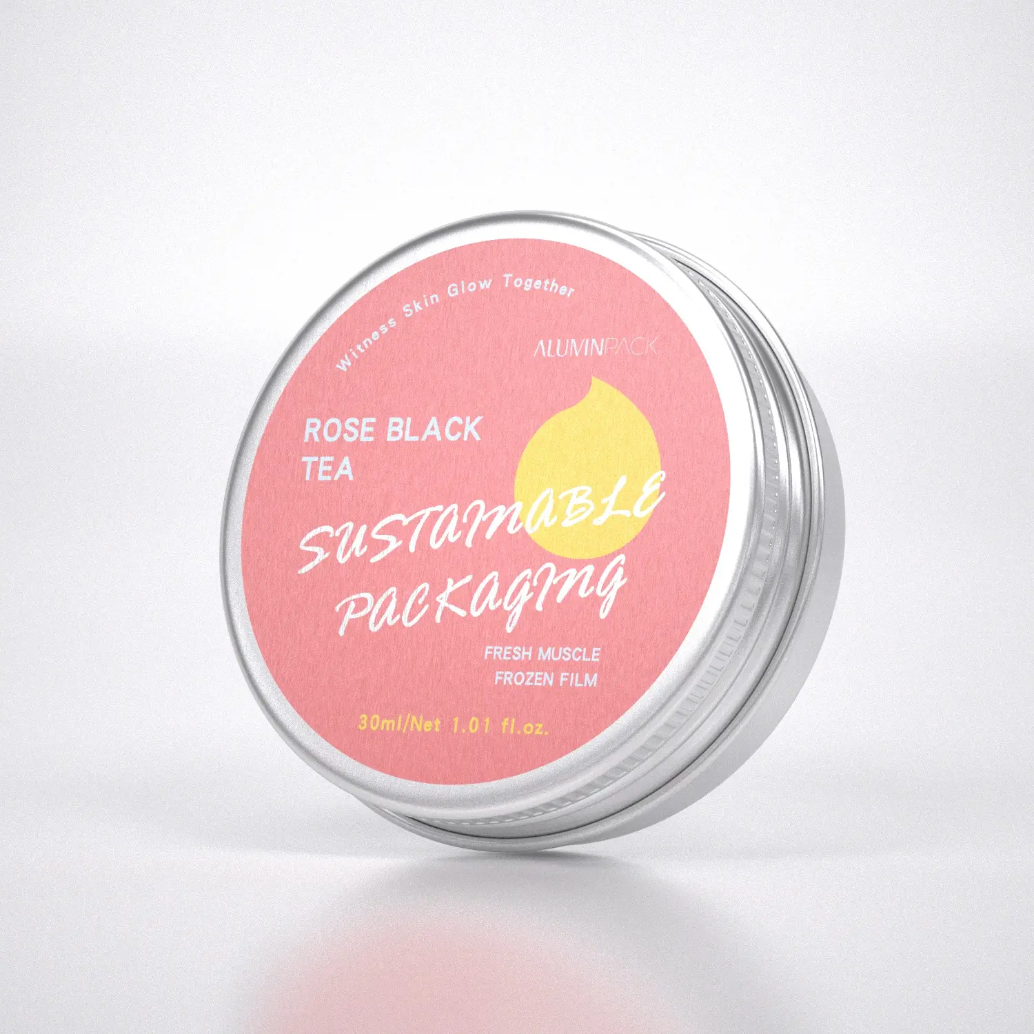 30 ml custom printing aluminum jar for hand cream