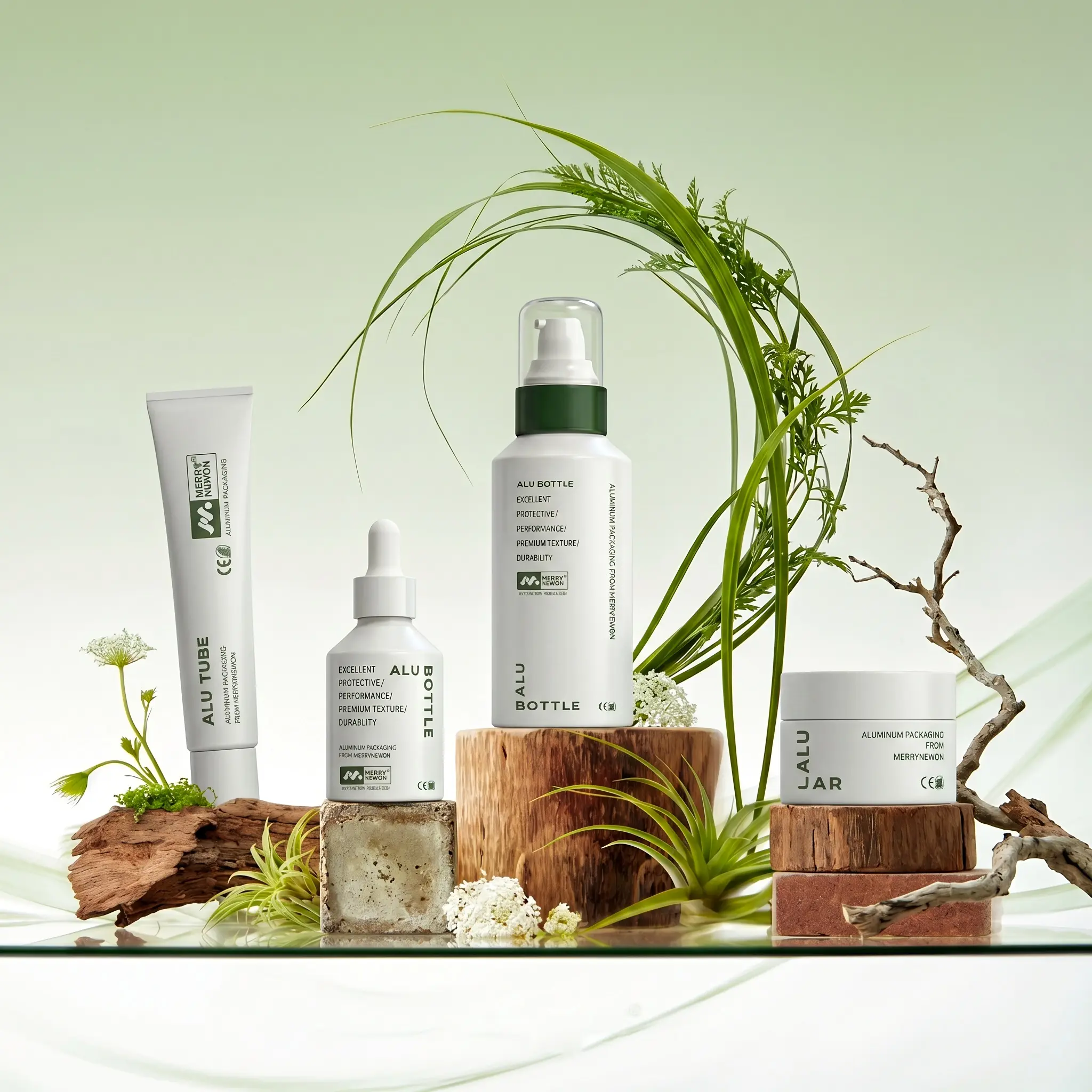 Private label skincare packaging