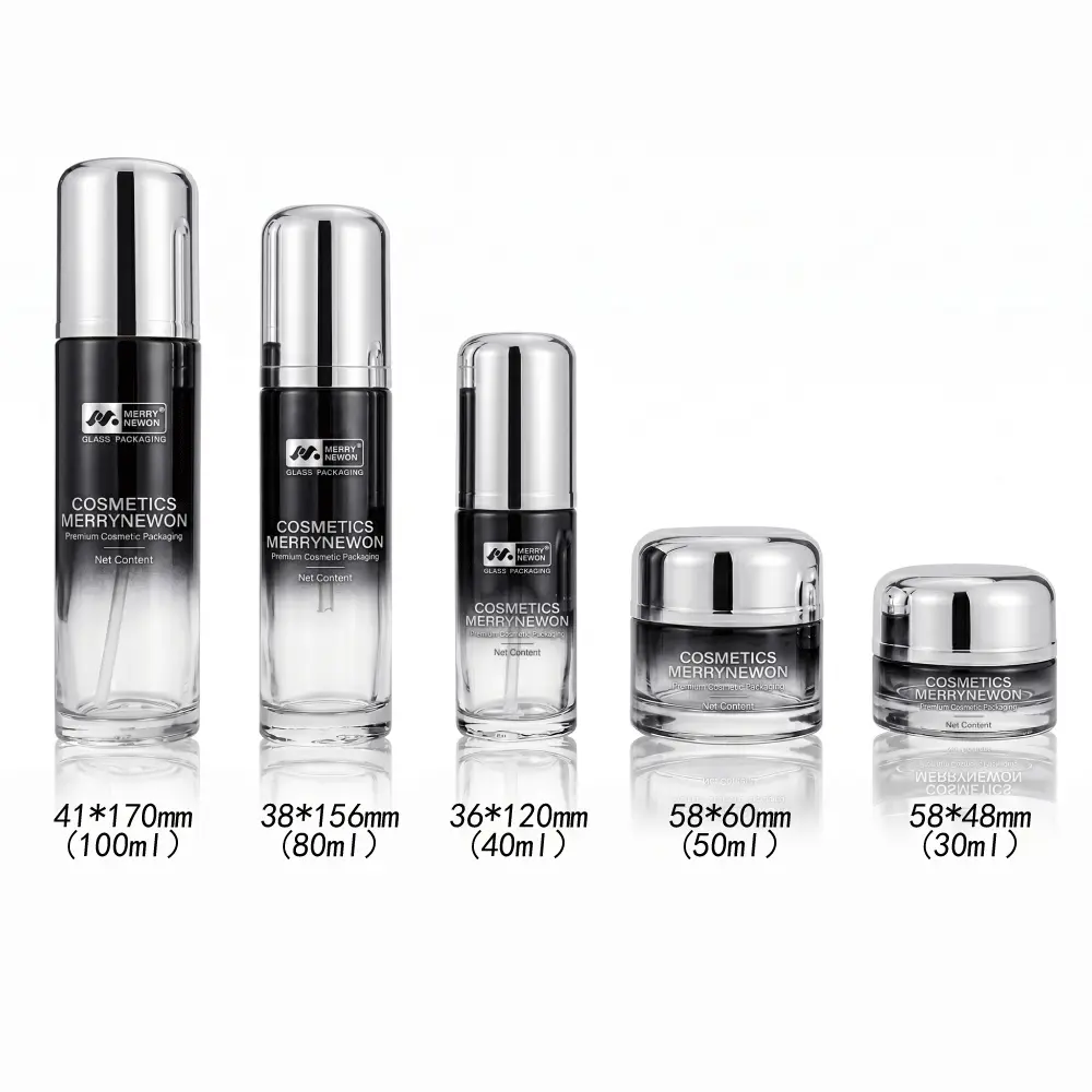 glass lotion jars