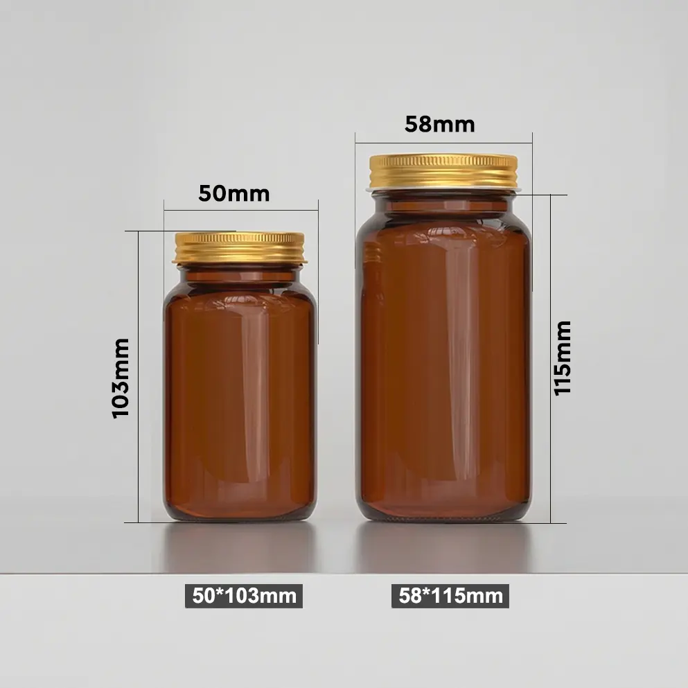 glass pill bottles