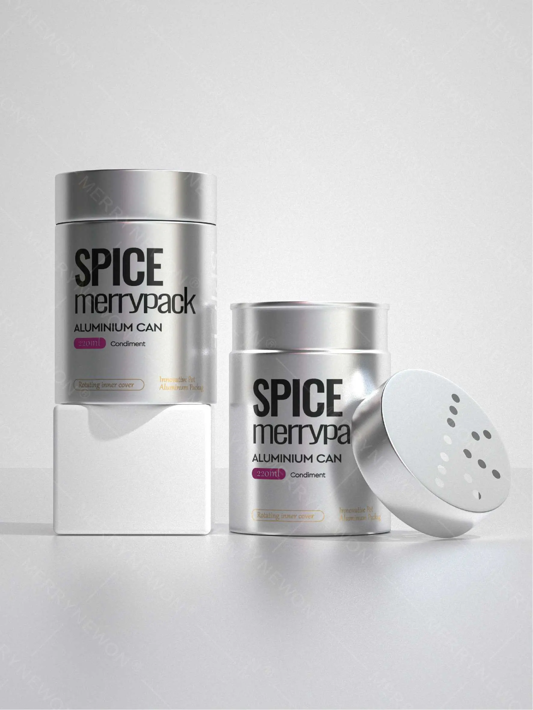 Aluminum Spice Jars With Lids for Spice