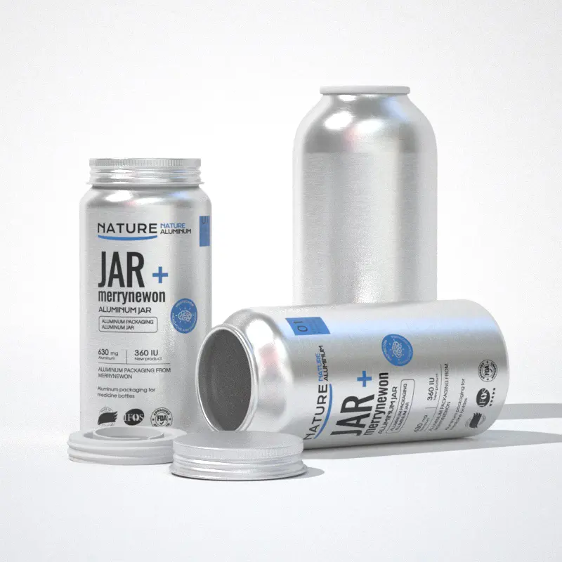 Custom Aluminum Medicine Bottles - Wholesale Options Available