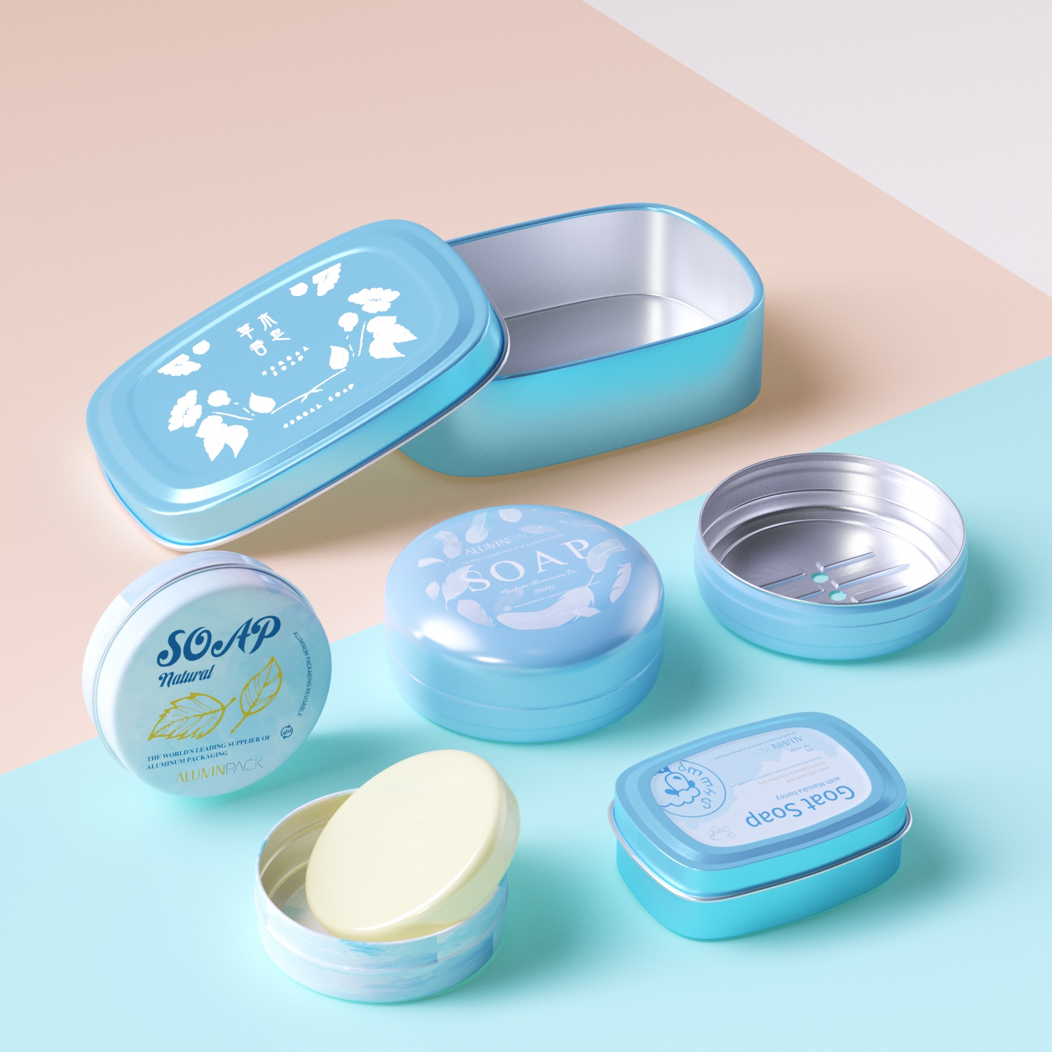 soap box aluminum tin