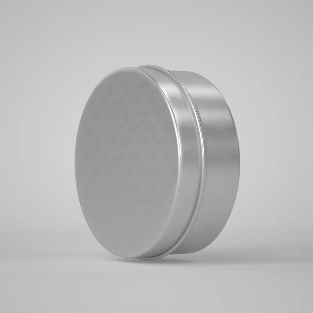 60ml Aluminum Cosmetic Packaging Container Aluminum Tin Jar with Lids
