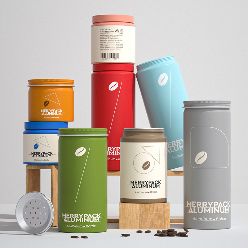 Airtight Round Custom Coffee Tin