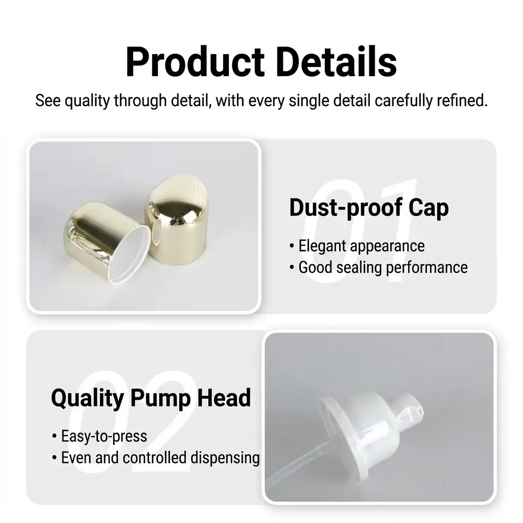 factory direct glass cosmetic bottles