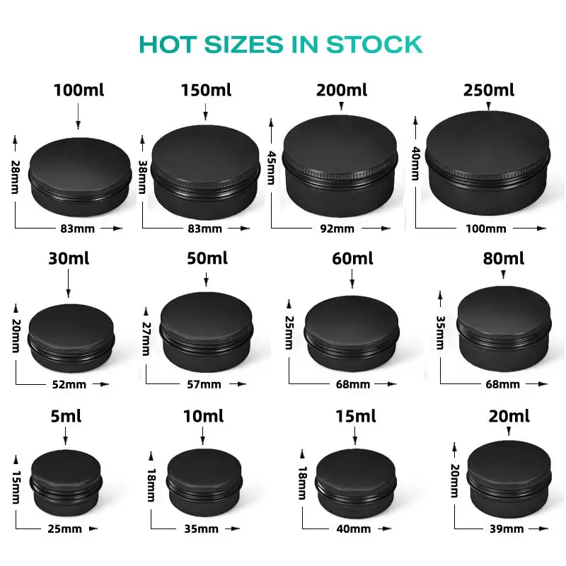 High Quality Black Metal Salves Aluminium Tin Can.webp
