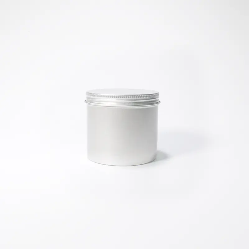 250ml Round Metal Packing Container Aluminum Tin Jars for Cosmetics