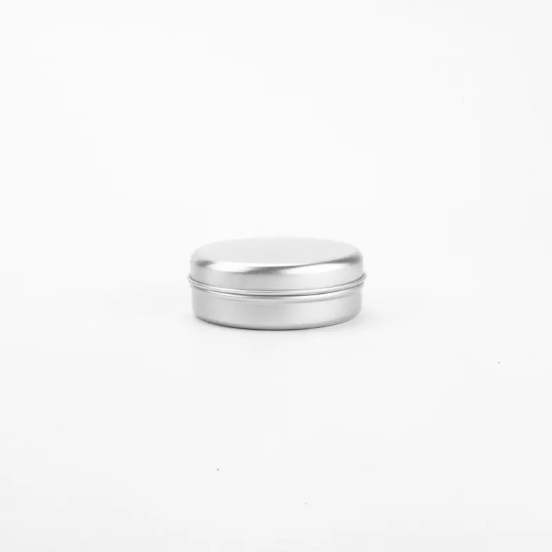 60ml Aluminum Cosmetic Packaging Container Aluminum Tin Jar with Lids