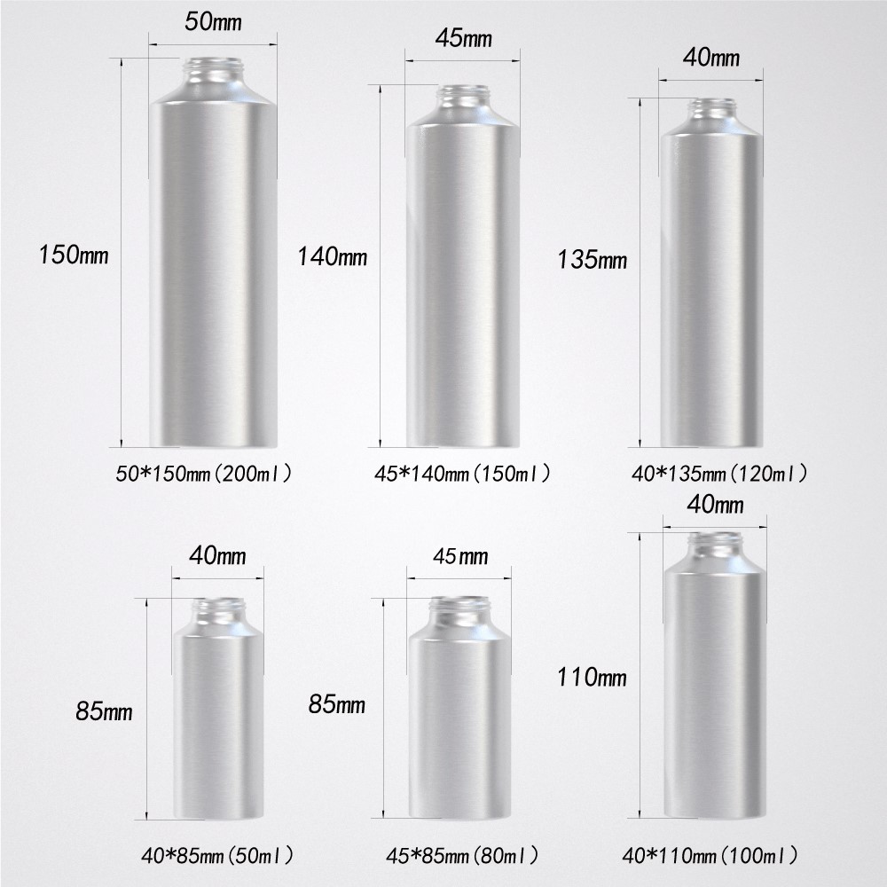 silver aluminum bottle
